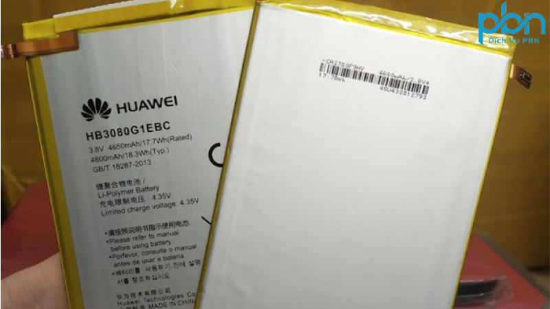Sử dụng pin ngoài cho máy tính bảng Huawei